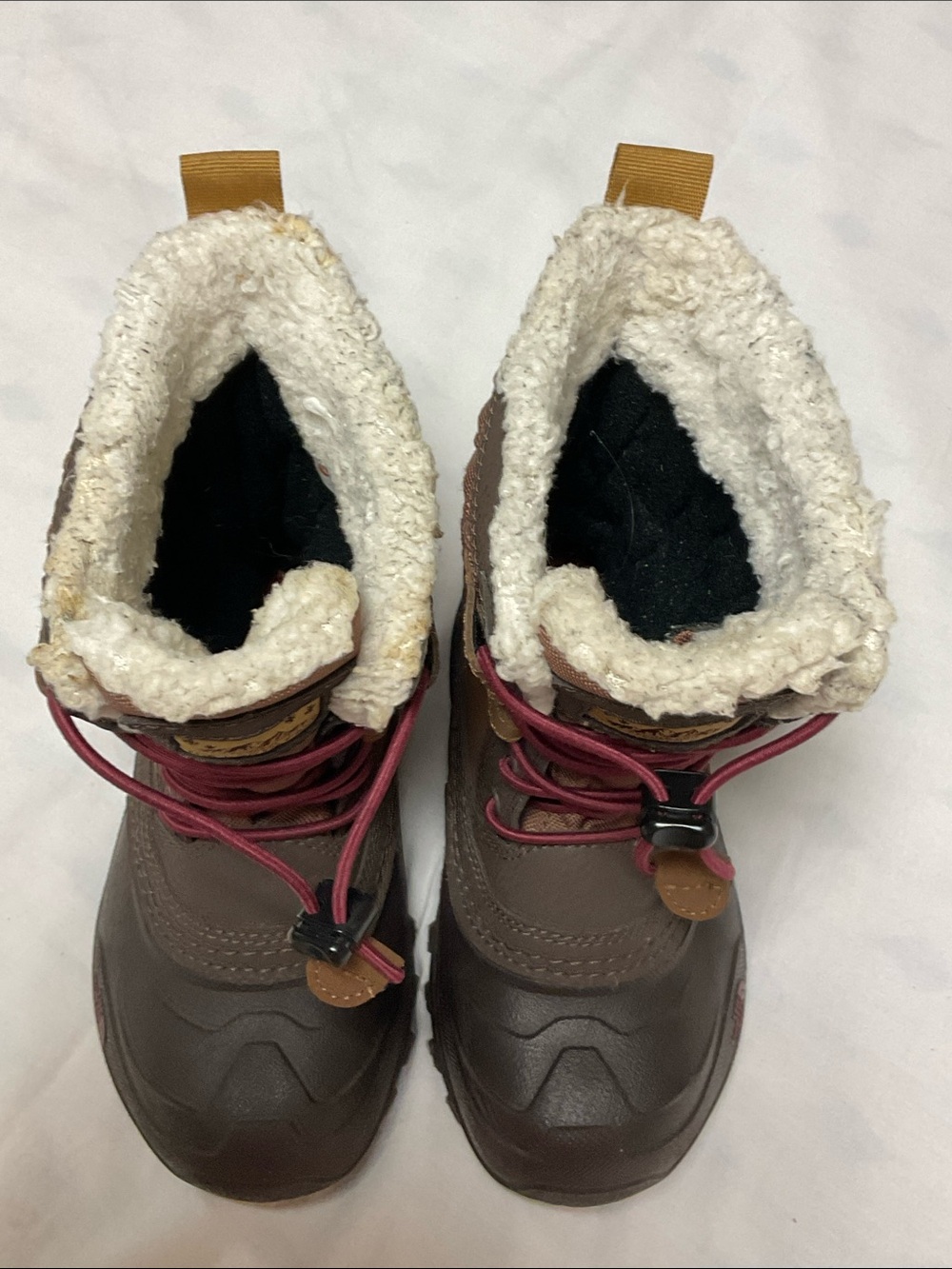 North Face Toddler Brown Winter Boots. Size 11 - Picture 7 of 12